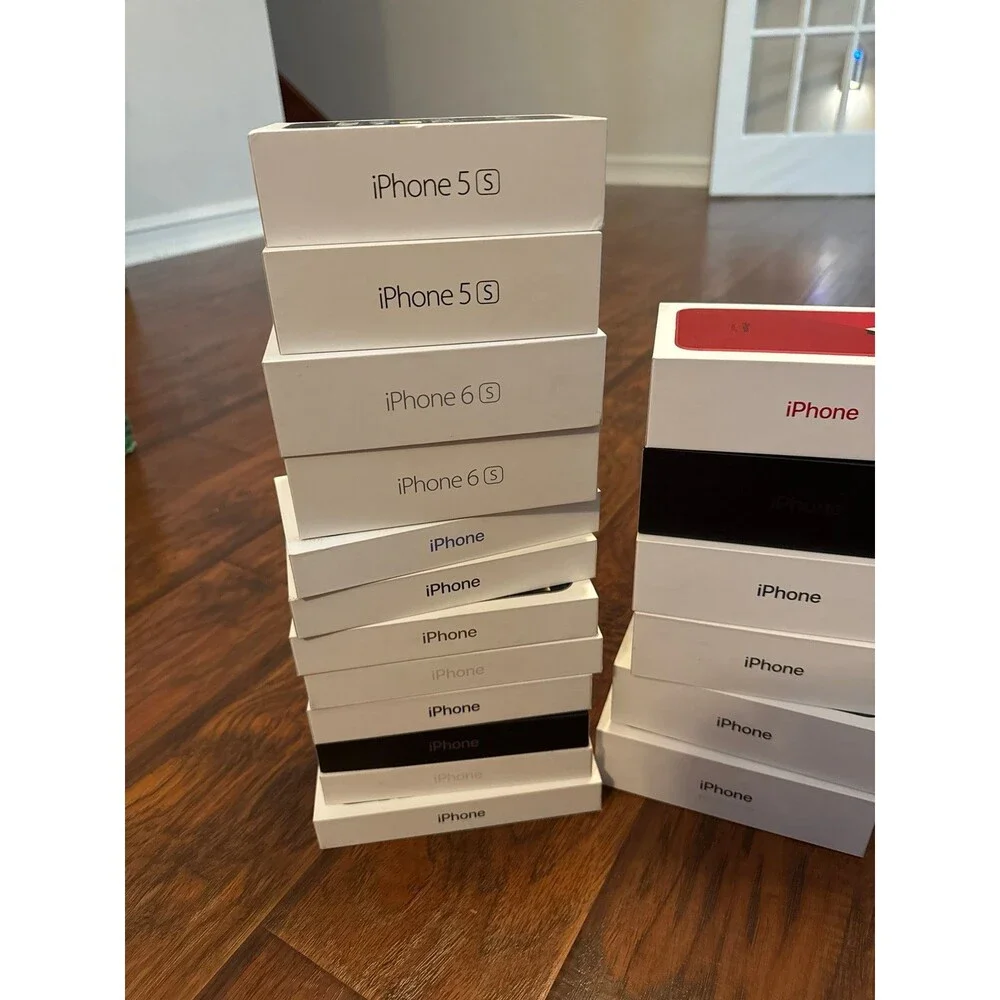 18 Genuine Apple iPhone Empty Boxes OEM Original Packaging Various Models